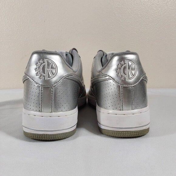 Nike Air Force 1 LV8 Dream Team Metallic Silver Low Sneaker Good Cond - 8.5 - Picture 3 of 12